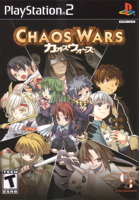 Chaos Wars box art for Playstation 2
